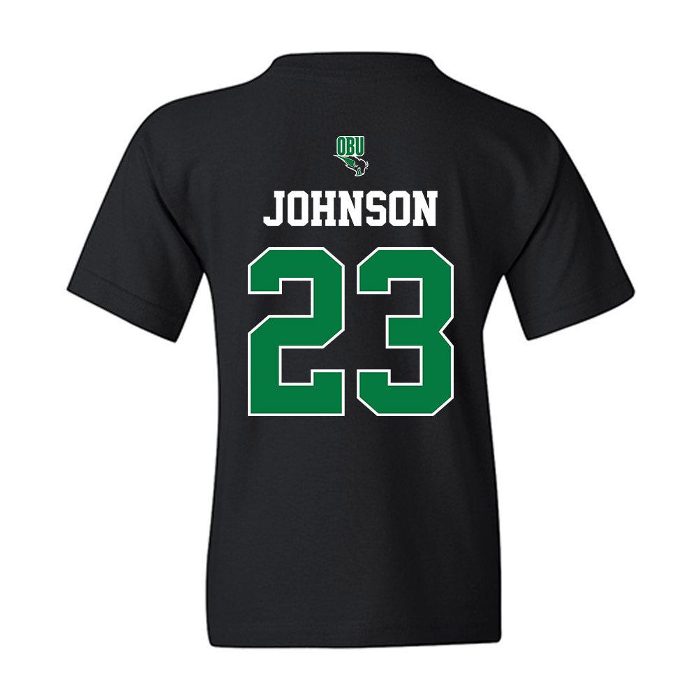 OKBU - NCAA Baseball : Quinn Johnson - Classic Shersey Youth T-Shirt-1