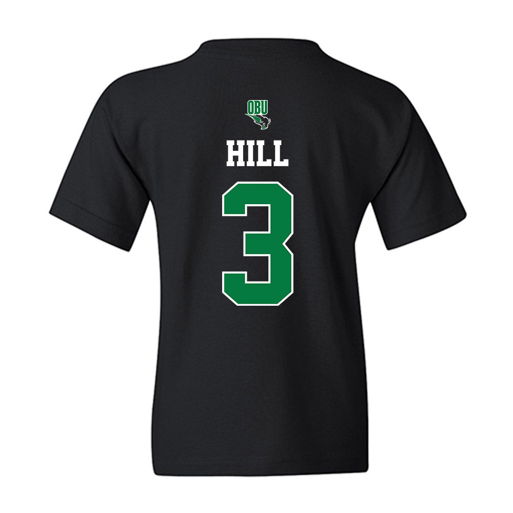 OKBU - NCAA Baseball : Isaac Hill - Classic Shersey Youth T-Shirt-1