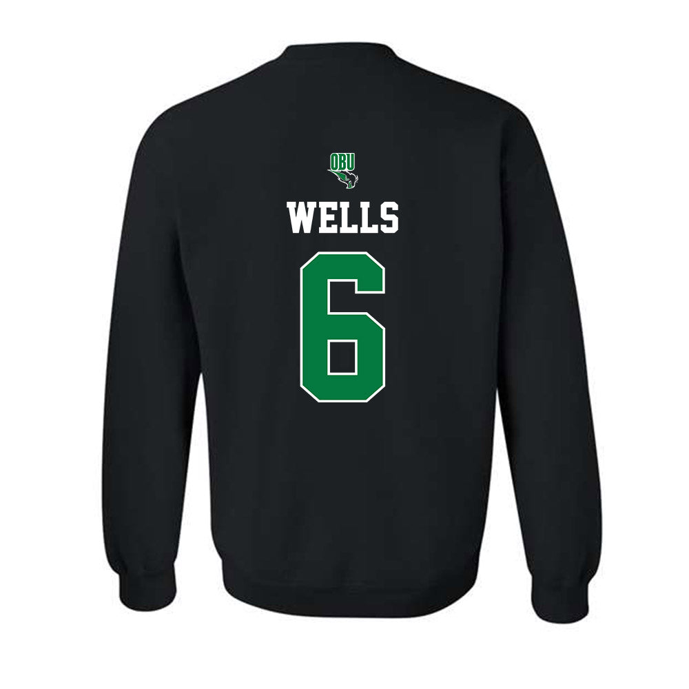 OKBU - NCAA Softball : Greenlee Wells - Classic Shersey Crewneck Sweatshirt-1