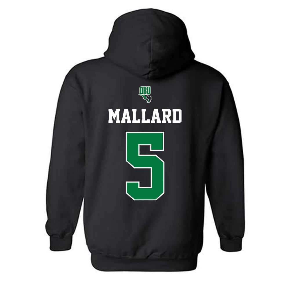 OKBU - NCAA Football : Joshua Mallard - Classic Shersey Hooded Sweatshirt-1