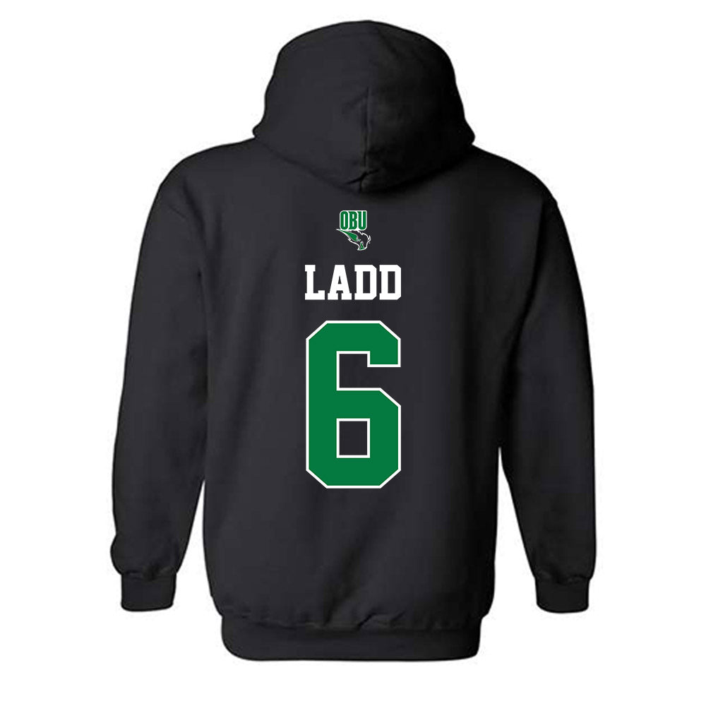 OKBU - NCAA Football : Jay Ladd - Classic Shersey Hooded Sweatshirt-1