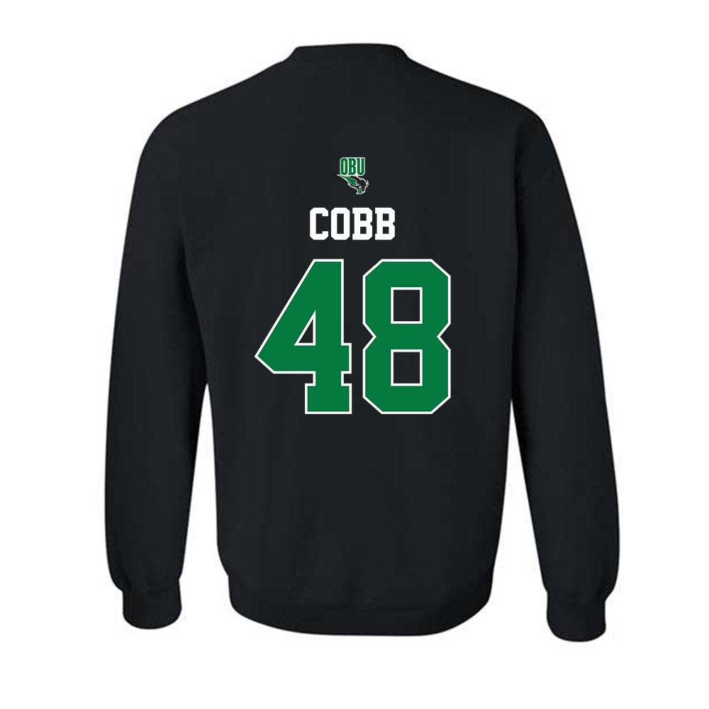 OKBU - NCAA Football : Morgan Cobb - Classic Shersey Crewneck Sweatshirt-1