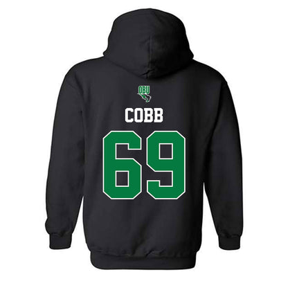OKBU - NCAA Football : Morgan Cobb - Classic Shersey Hooded Sweatshirt-1