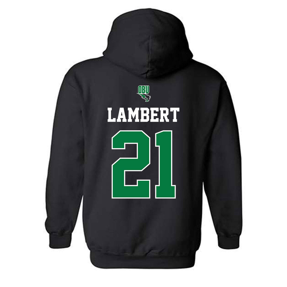 OKBU - NCAA Football : Edric Lambert - Classic Shersey Hooded Sweatshirt-1