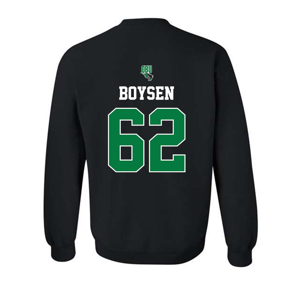 OKBU - NCAA Football : Robert Boysen - Classic Shersey Crewneck Sweatshirt-1