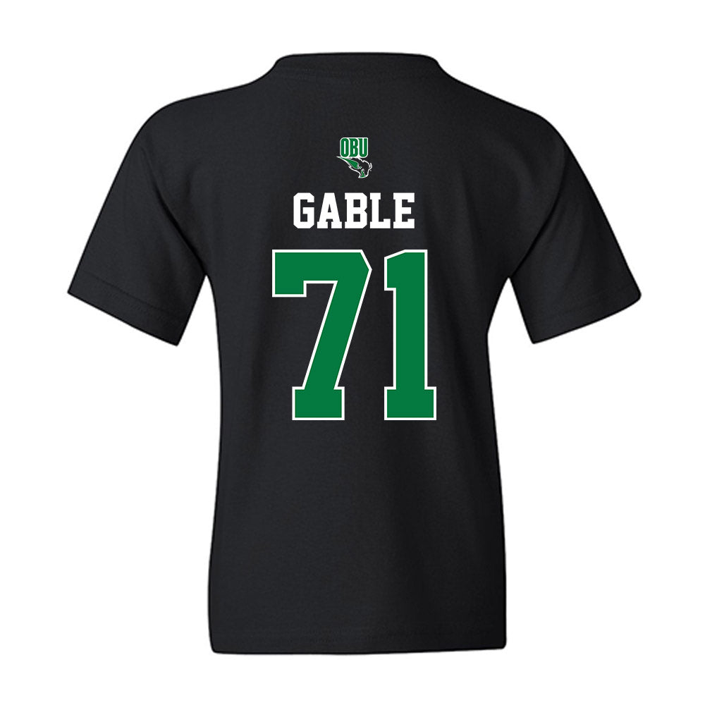 OKBU - NCAA Football : Tristan Gable - Classic Shersey Youth T-Shirt-1