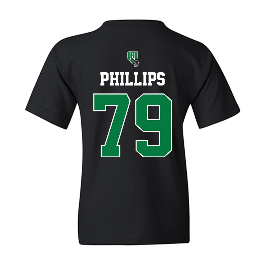 OKBU - NCAA Football : Brady Phillips - Classic Shersey Youth T-Shirt-1