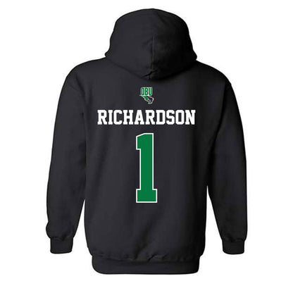 OKBU - NCAA Football : Jamion Richardson - Classic Shersey Hooded Sweatshirt-1