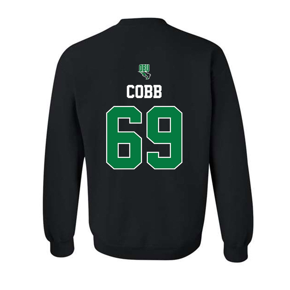 OKBU - NCAA Football : Morgan Cobb - Classic Shersey Crewneck Sweatshirt-1