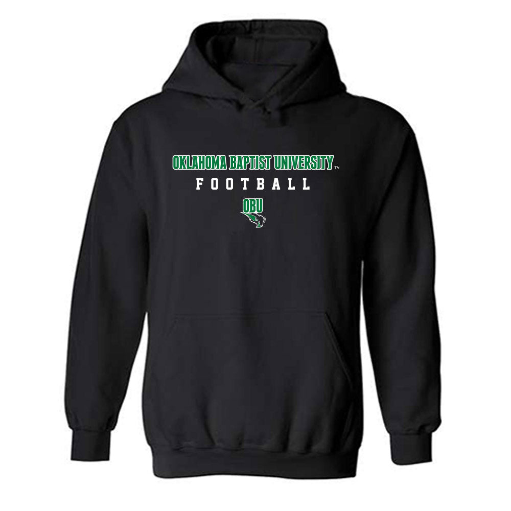 OKBU - NCAA Football : Owen Akin - Classic Shersey Hooded Sweatshirt-0