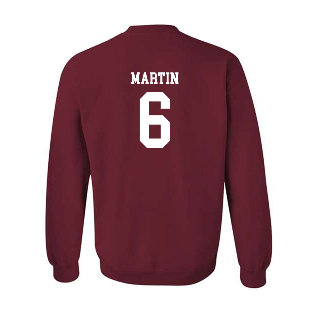 UMass - NCAA Men's Basketball : Christian Martin - Fashion Shersey Crewneck Sweatshirt-1