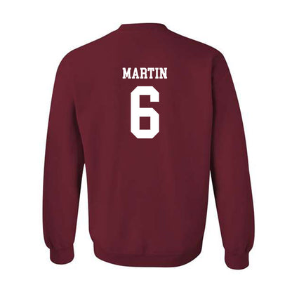 UMass - NCAA Men's Basketball : Christian Martin - Fashion Shersey Crewneck Sweatshirt-1