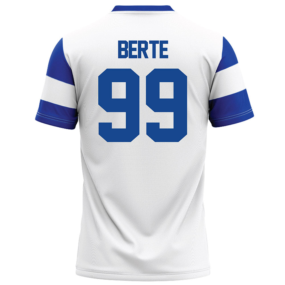 Georgia State - NCAA Football : Mandjou Berte - White Football Jersey-1