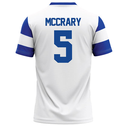 Georgia State - NCAA Football : Lanear Mccrary - White Football Jersey-1