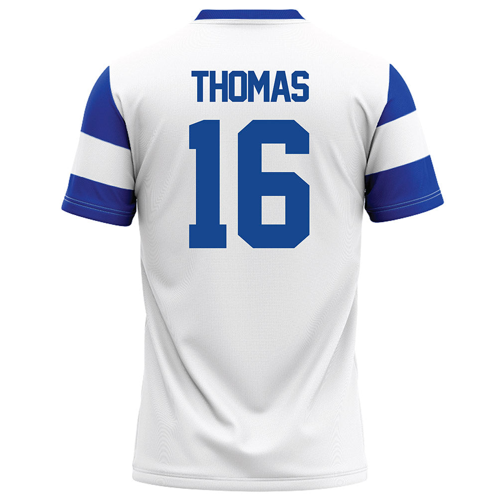 Georgia State - NCAA Football : Bishop Thomas - White Football Jersey-1