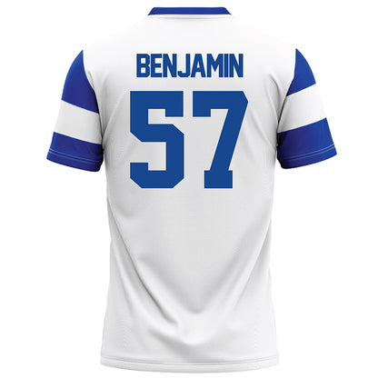 Georgia State - NCAA Football : KaDorian Benjamin - White Football Jersey-1