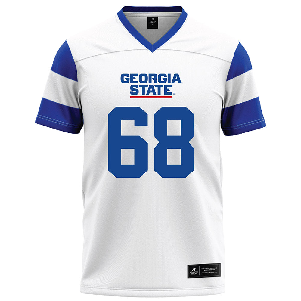 Georgia State - NCAA Football : Peter Diaz - White Football Jersey-0