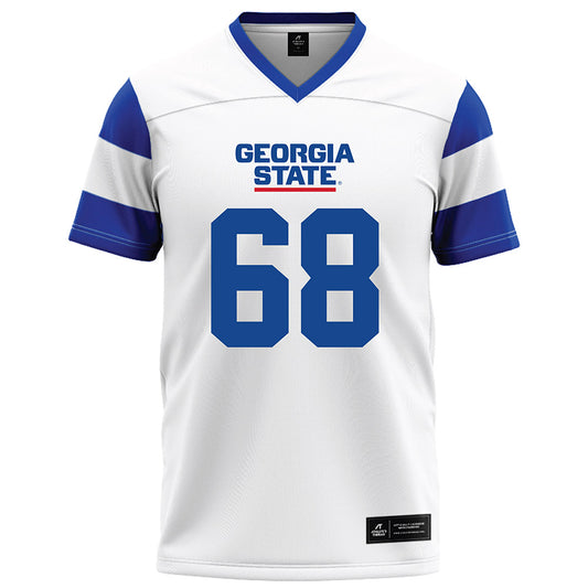 Georgia State - NCAA Football : Peter Diaz - White Football Jersey-0