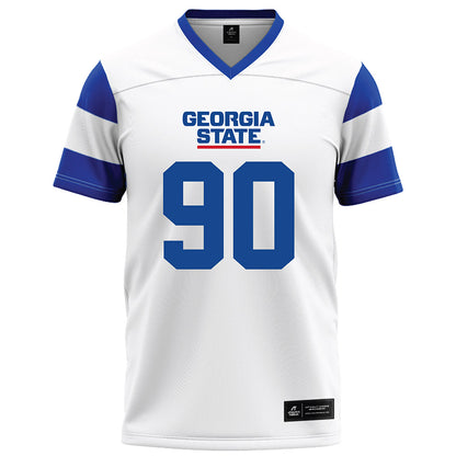 Georgia State - NCAA Football : Zamar McGee - White Football Jersey-0