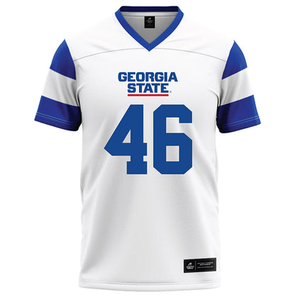 Georgia State - NCAA Football : Sean Ademokun - White Football Jersey-0