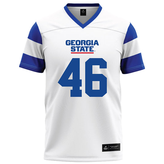Georgia State - NCAA Football : Sean Ademokun - White Football Jersey-0