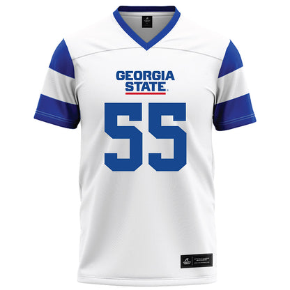 Georgia State - NCAA Football : Gage Stanaland - White Football Jersey-0
