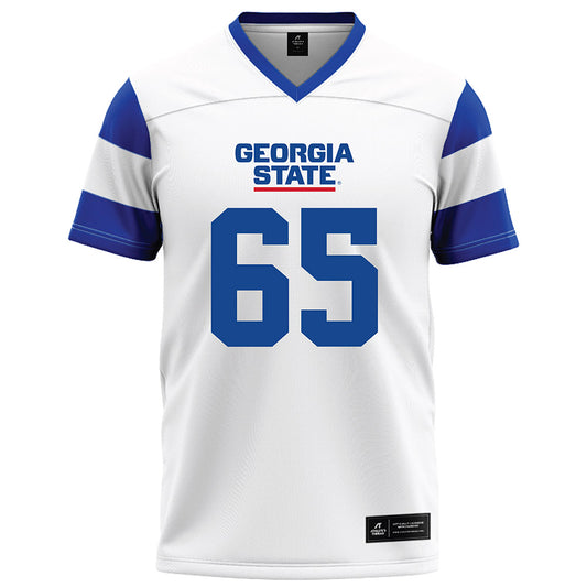 Georgia State - NCAA Football : Hunter Britt - White Football Jersey-0