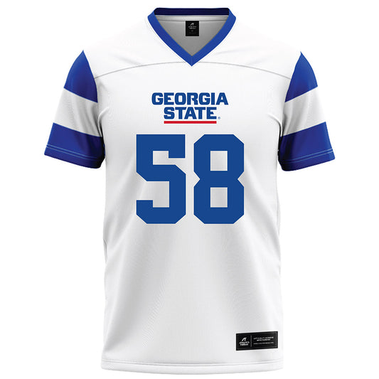 Georgia State - NCAA Football : Kelze Howard - White Football Jersey-0