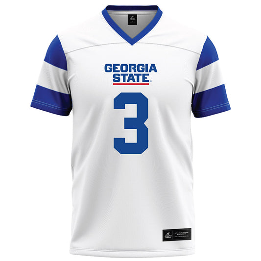 Georgia State - NCAA Football : Demonte Gaston - White Football Jersey-0