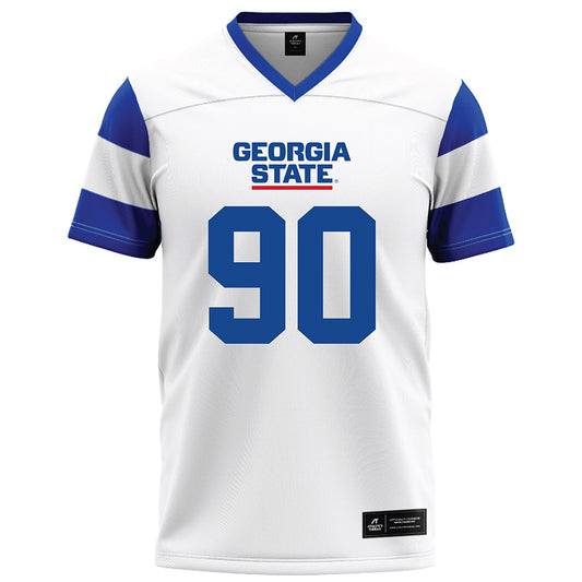 Georgia State - NCAA Football : Zamar McGee - White Football Jersey-0