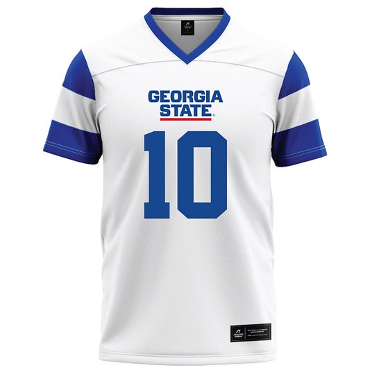 Georgia State - NCAA Football : DJ Riles - White Football Jersey