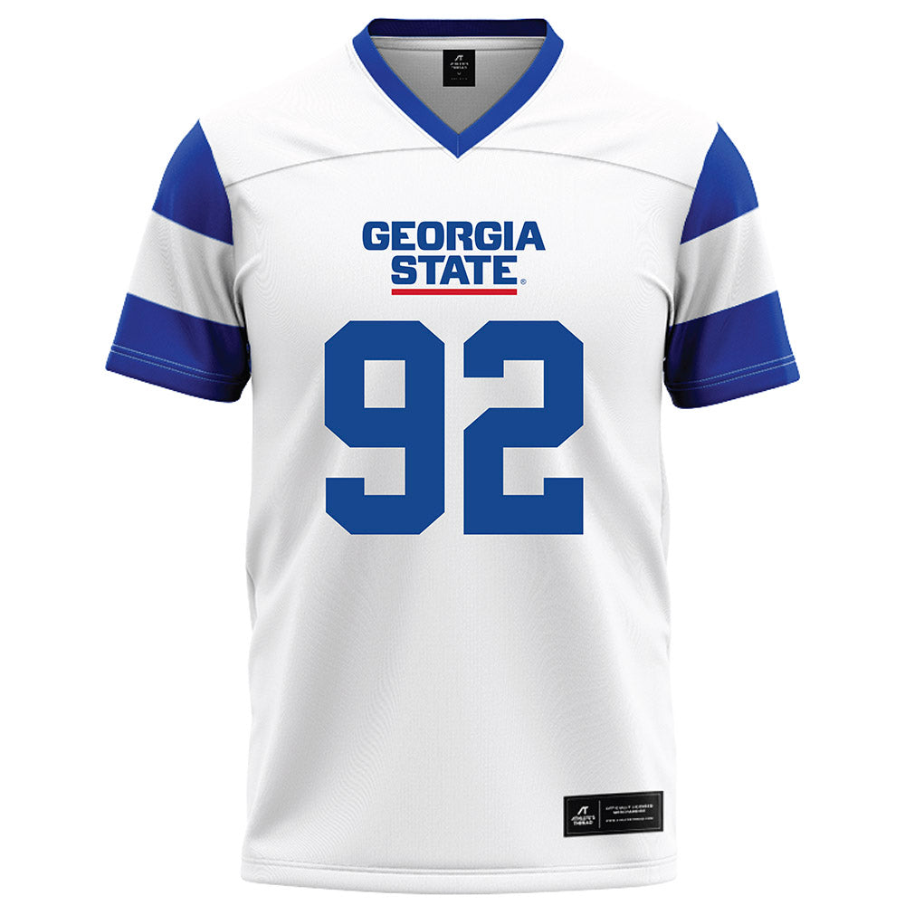 Georgia State - NCAA Football : AJ Vaughns - White Football Jersey-0