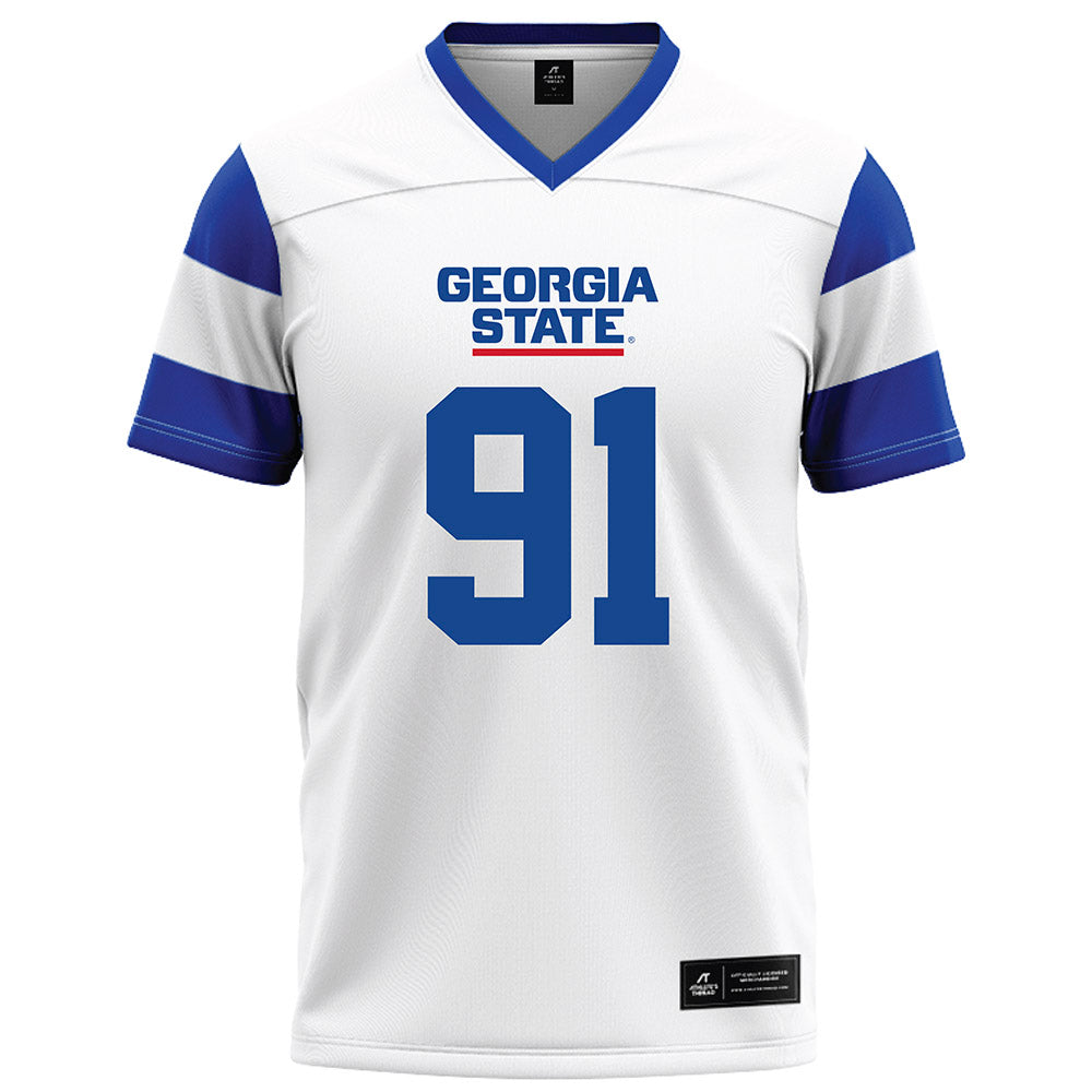 Georgia State - NCAA Football : Tyrese Cathey - White Football Jersey-0