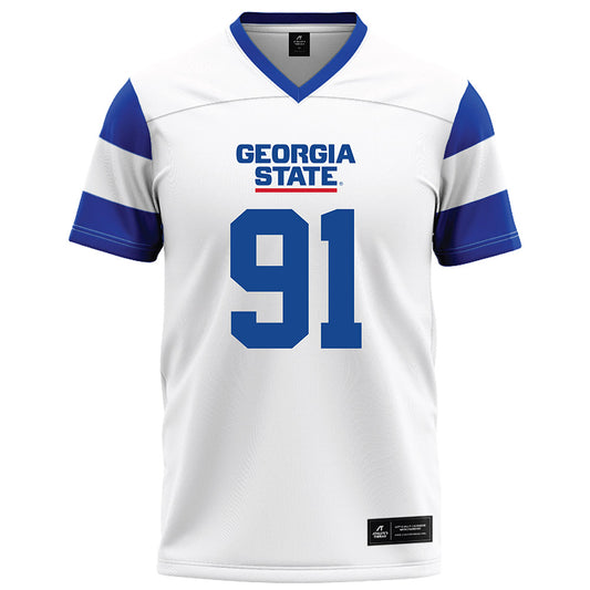 Georgia State - NCAA Football : Tyrese Cathey - White Football Jersey-0