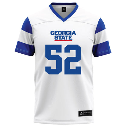 Georgia State - NCAA Football : Alexander Mullings - White Football Jersey-0