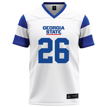 Georgia State - NCAA Football : Balint Vorosmarty - White Football Jersey-0
