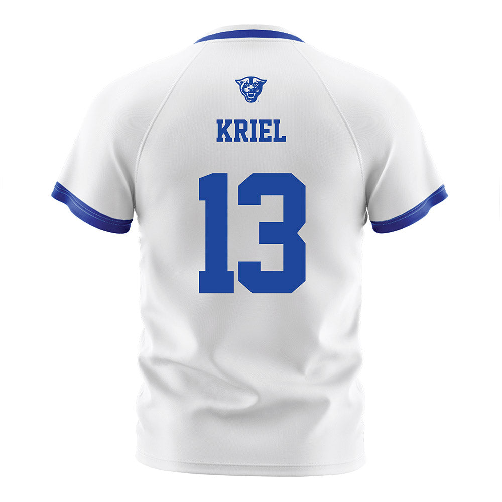 Georgia State - NCAA Men's Soccer : Leo Kriel - White Soccer Jersey-1