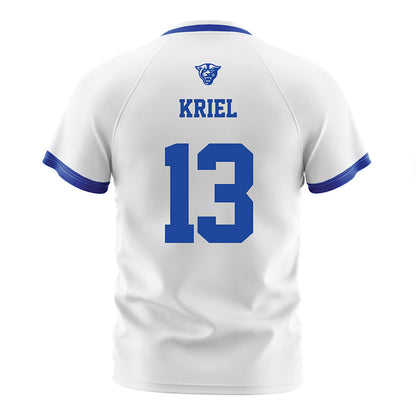 Georgia State - NCAA Men's Soccer : Leo Kriel - White Soccer Jersey-1