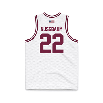Fordham - NCAA Men's Basketball : Brian Nussbaum - Basketball Jersey White