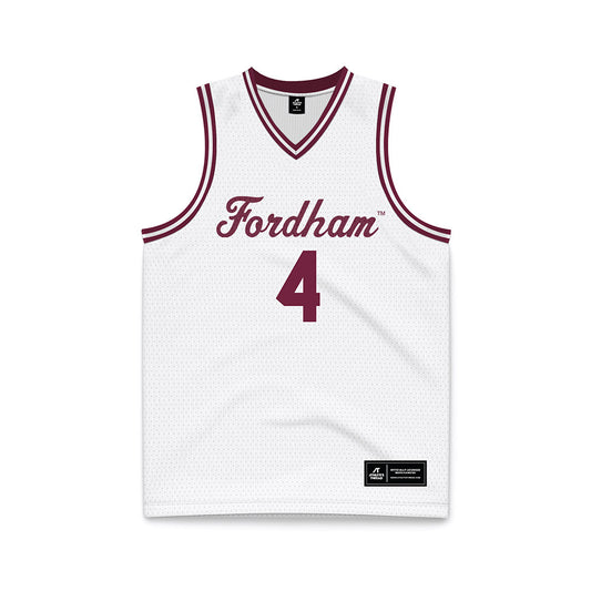 Fordham - NCAA Men's Basketball : Desmond Bellot Jr - Basketball Jersey-0