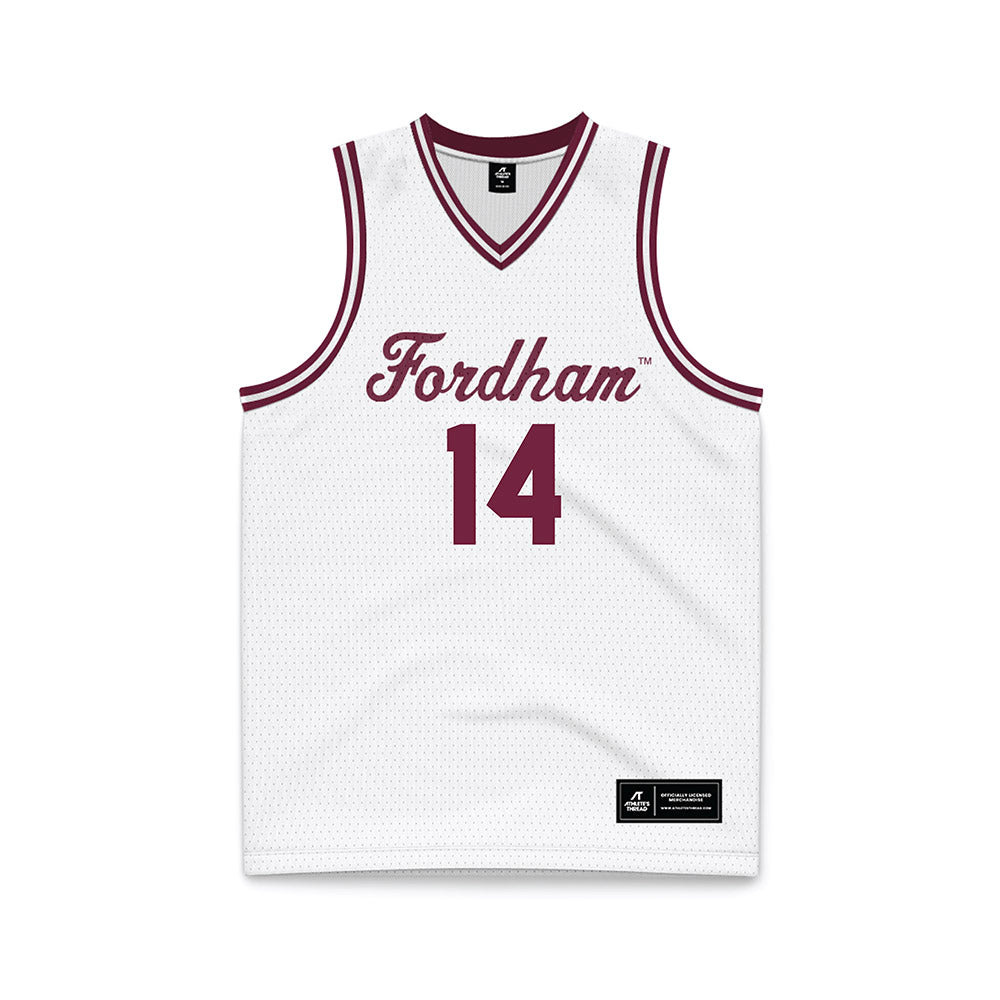 Fordham - NCAA Men's Basketball : Roor Akhuar - Basketball Jersey-0