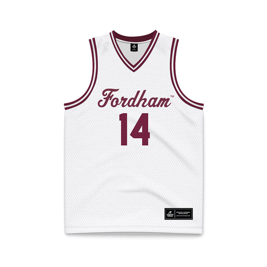Fordham - NCAA Men's Basketball : Roor Akhuar - Basketball Jersey-0