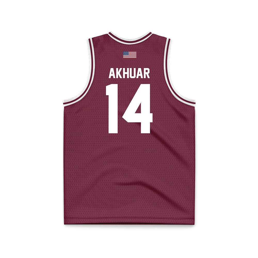 Fordham - NCAA Men's Basketball : Roor Akhuar - Basketball Jersey-1
