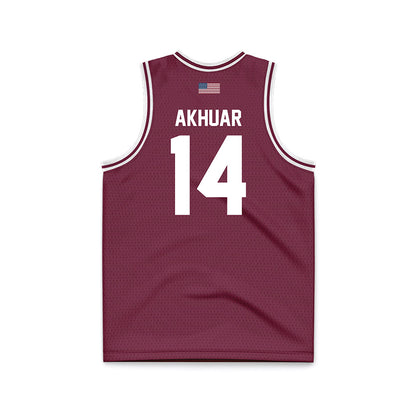 Fordham - NCAA Men's Basketball : Roor Akhuar - Basketball Jersey-1