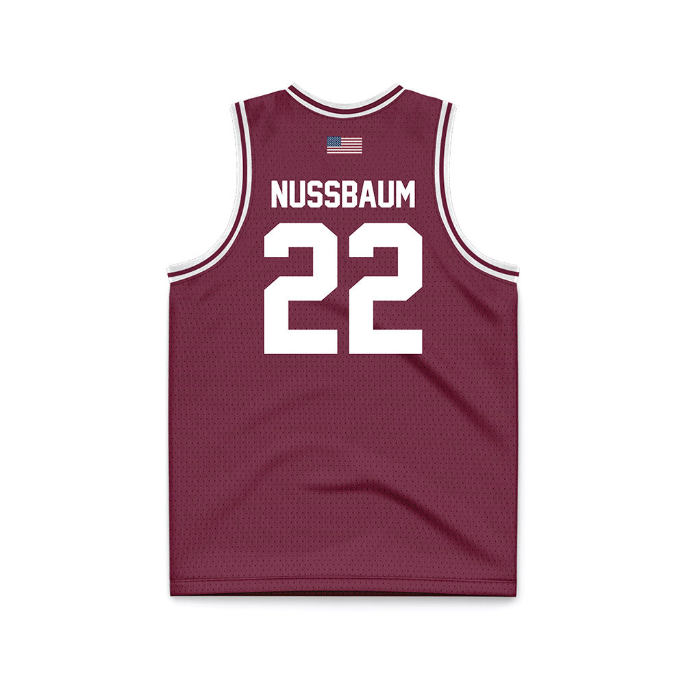 Fordham - NCAA Men's Basketball : Brian Nussbaum - Basketball Jersey White