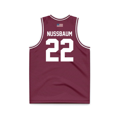 Fordham - NCAA Men's Basketball : Brian Nussbaum - Basketball Jersey White