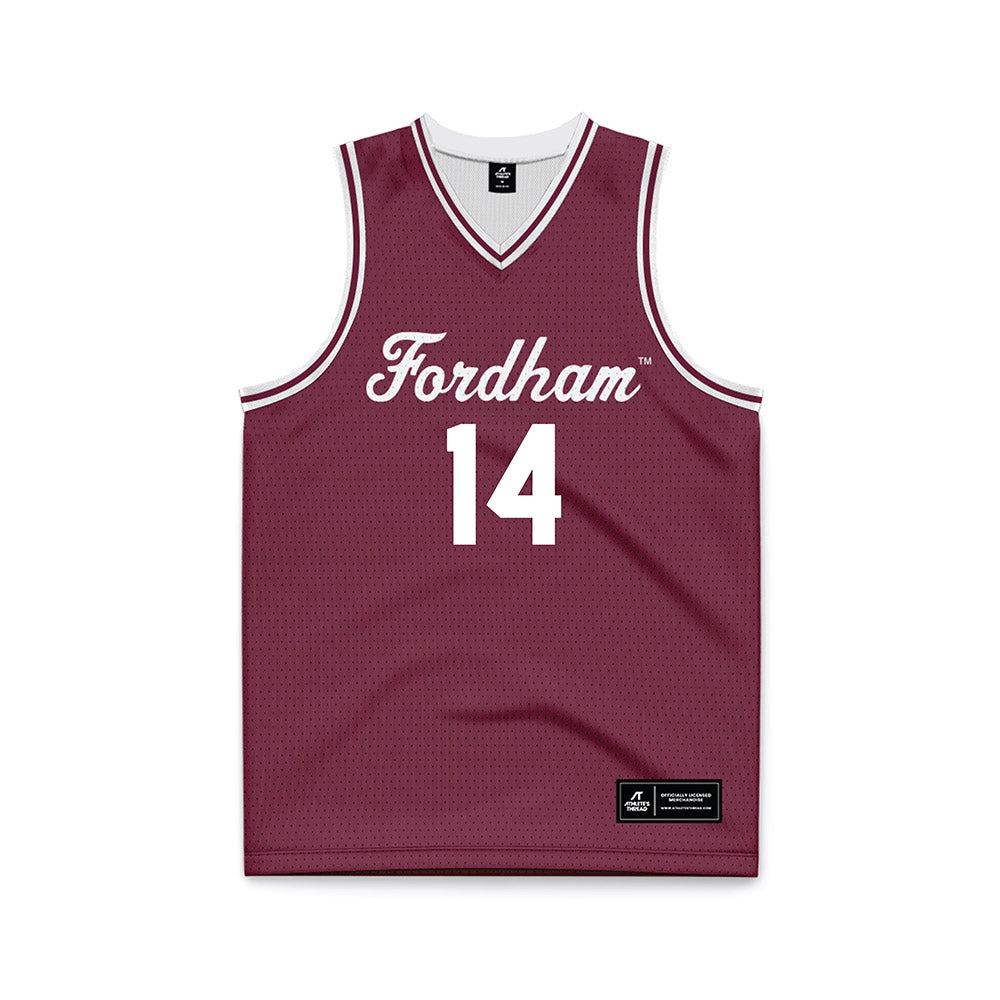 Fordham - NCAA Men's Basketball : Roor Akhuar - Basketball Jersey-0