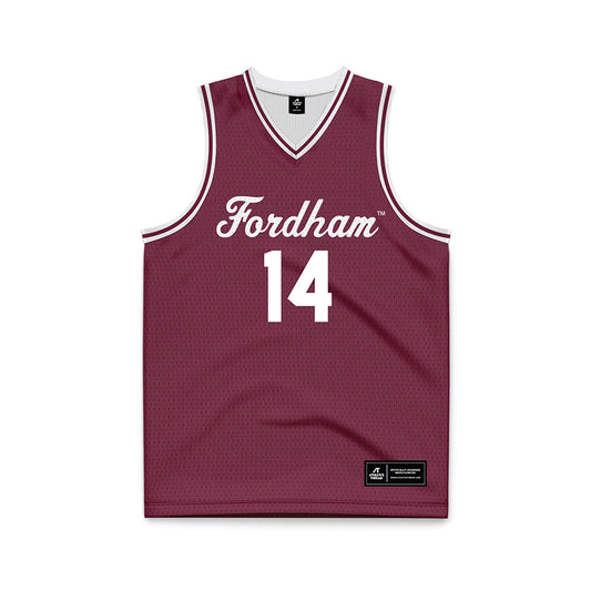 Fordham - NCAA Men's Basketball : Roor Akhuar - Basketball Jersey-0