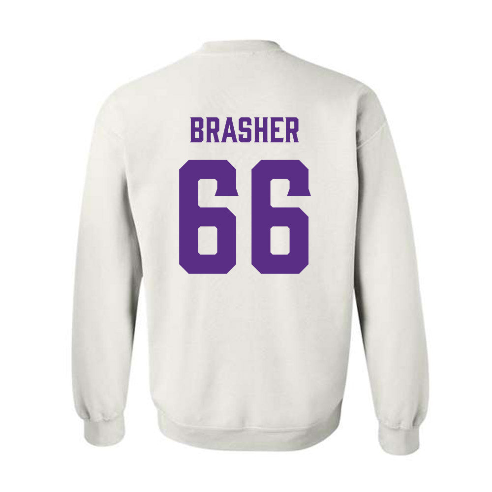 Furman - NCAA Football : Eli Brasher - Classic Fashion Shersey Crewneck Sweatshirt-1