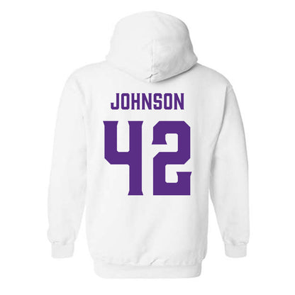 Furman - NCAA Women's Basketball : Kate Johnson - Classic Fashion Shersey Hooded Sweatshirt-1